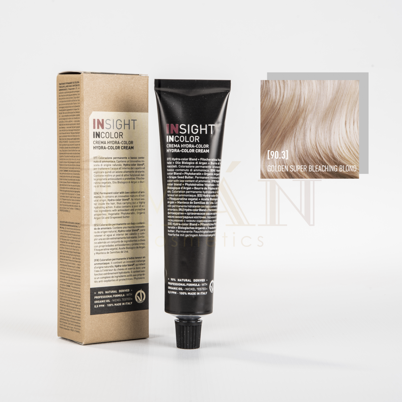 90.3 суперосветл. песочный блонд GOLDEN SUPER BLEACHING BLOND (100мл.)