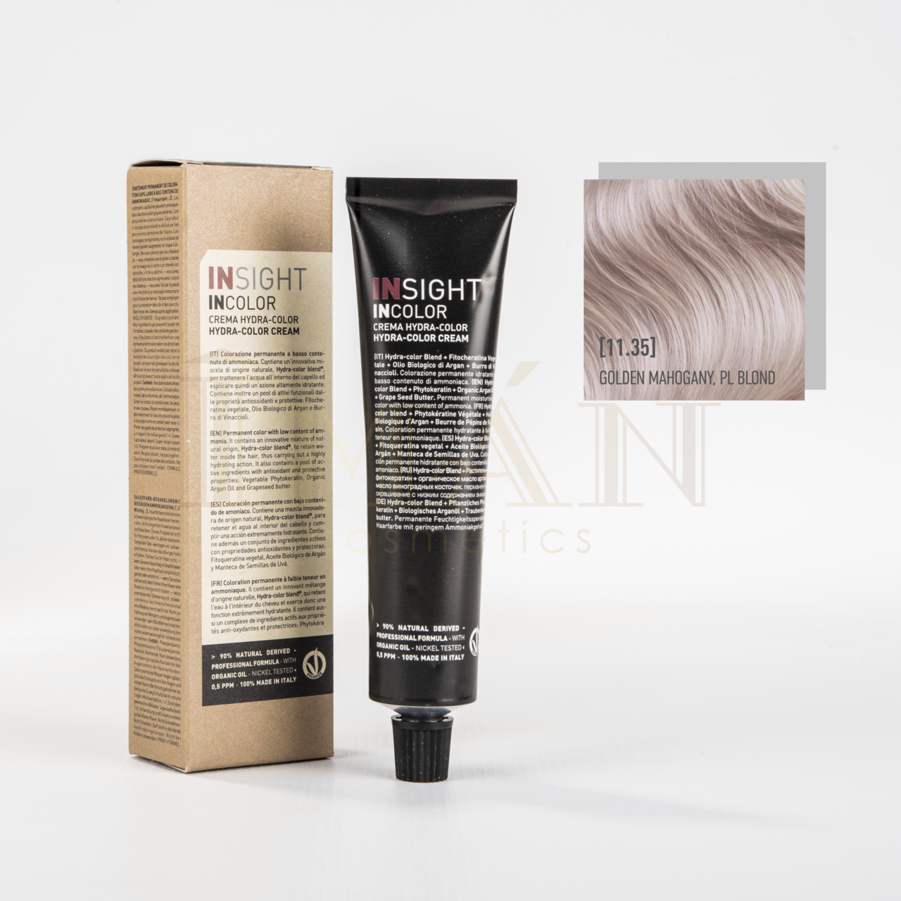 11.35 платиновый золот.-махаг. блонд. PLATINUM, GOLDEN MAHOGANY BLOND(100 мл)