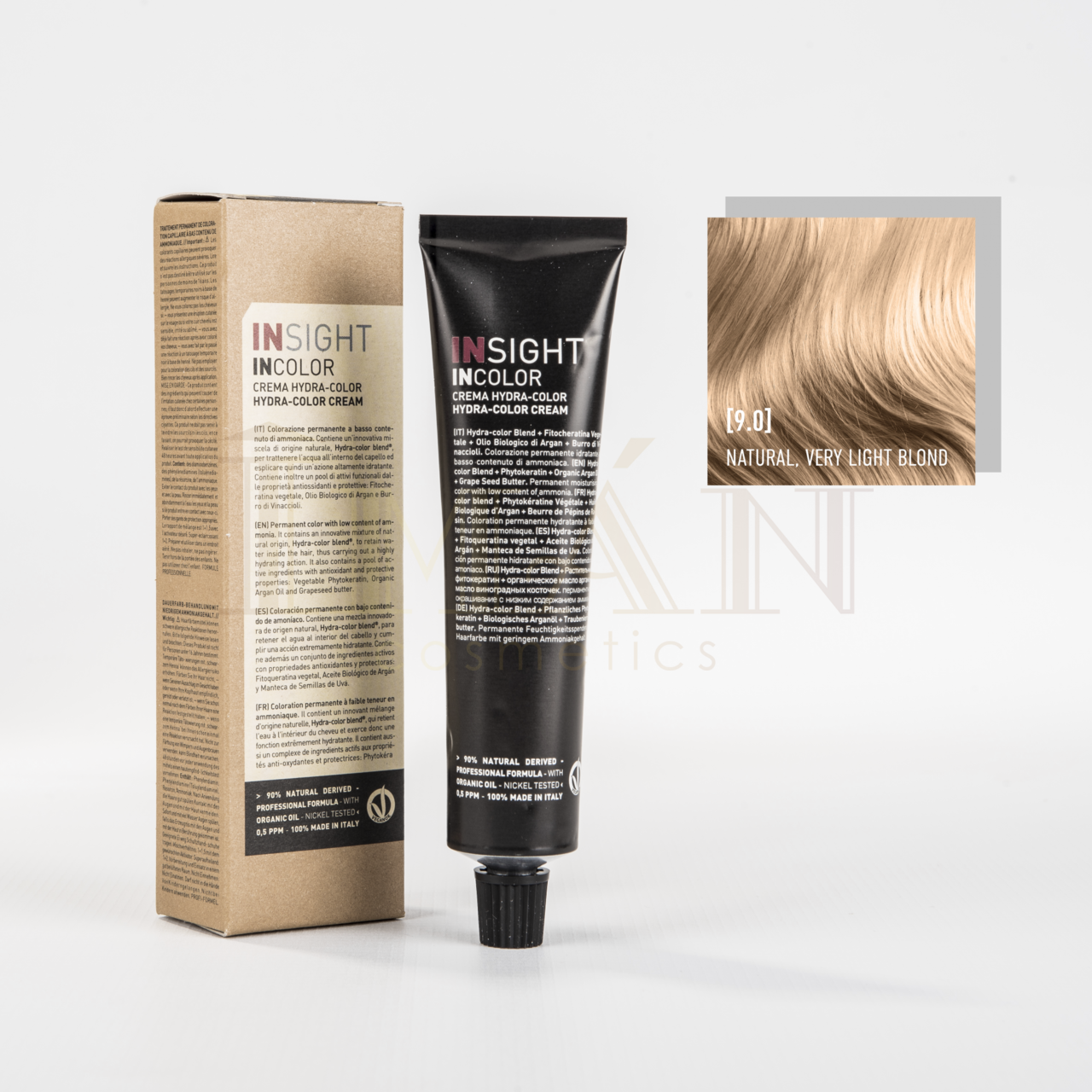 9.0 очень светлый блонд натуральный NATURAL VERY LIGHT BLOND (100мл.)